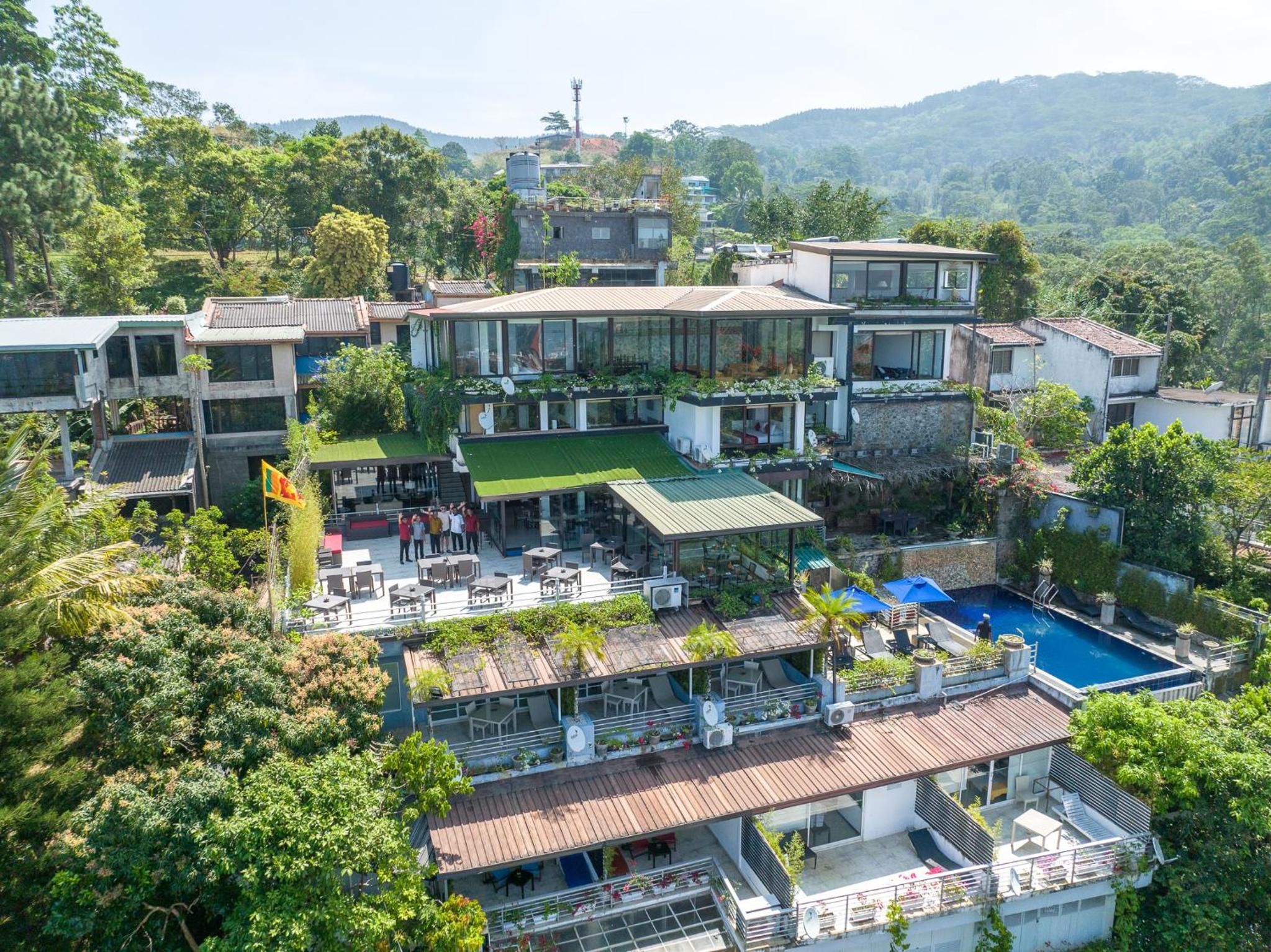 The Theva Residency — Kandy views · Infinity pool