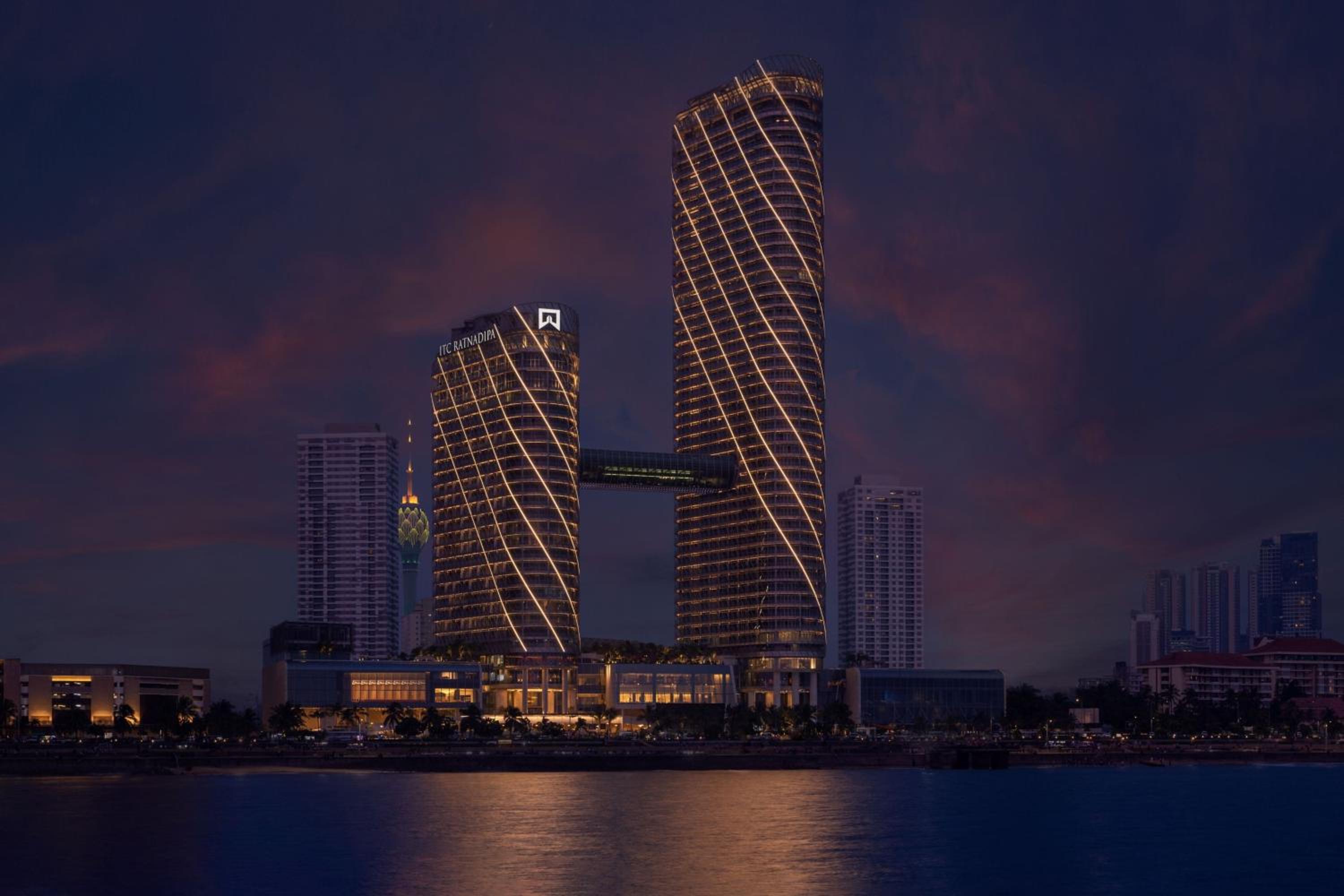 ITC Ratnadipa Colombo — Waterfront ultra-luxury tower with skybridge